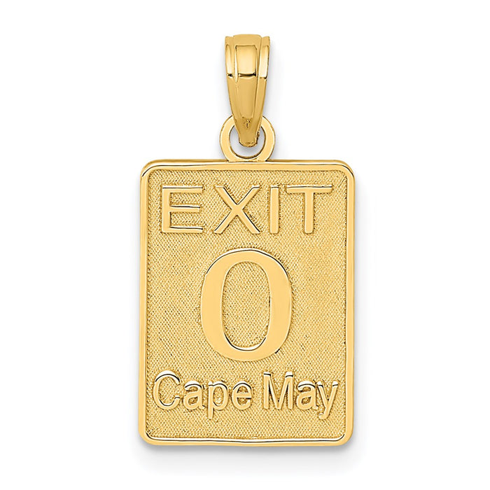 Million Charms 14K Yellow Gold Themed Exit 0 / Cape May