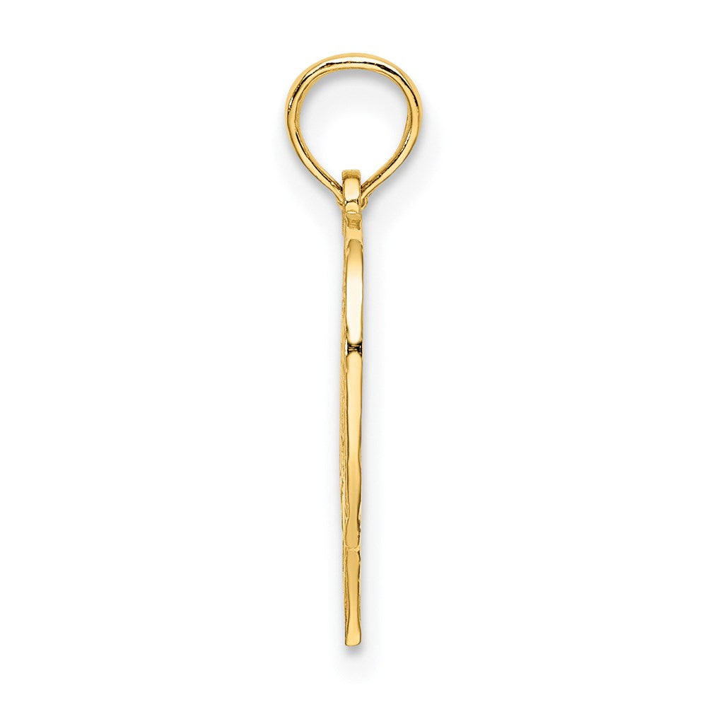 Million Charms 14K Yellow Gold Themed 70 Inside Heart Charm