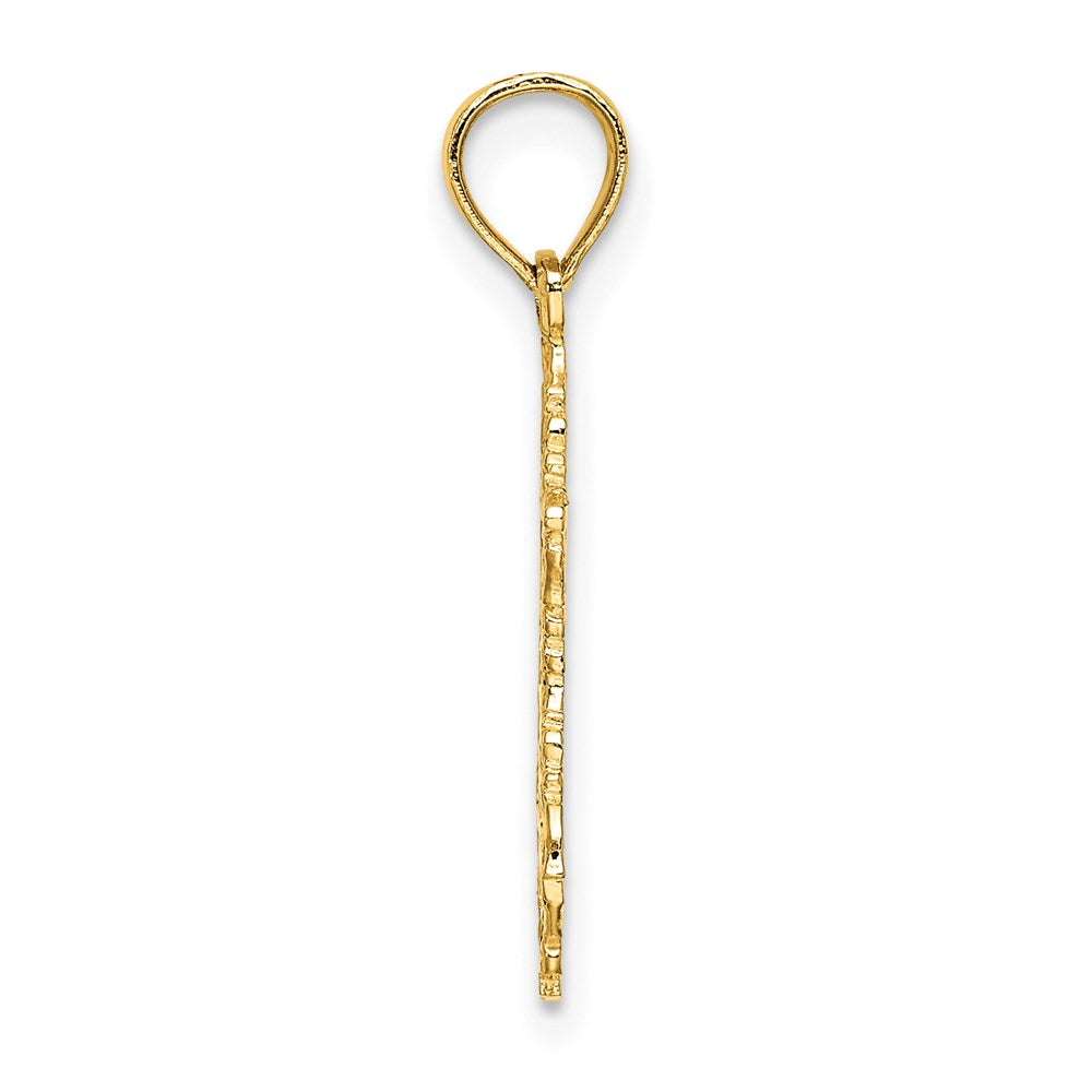 Million Charms 14K Yellow Gold Themed Religious Jewish Star Of David Charm