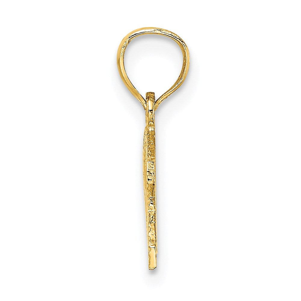 Million Charms 14K Yellow Gold Themed Wwjd Ichthys Charm