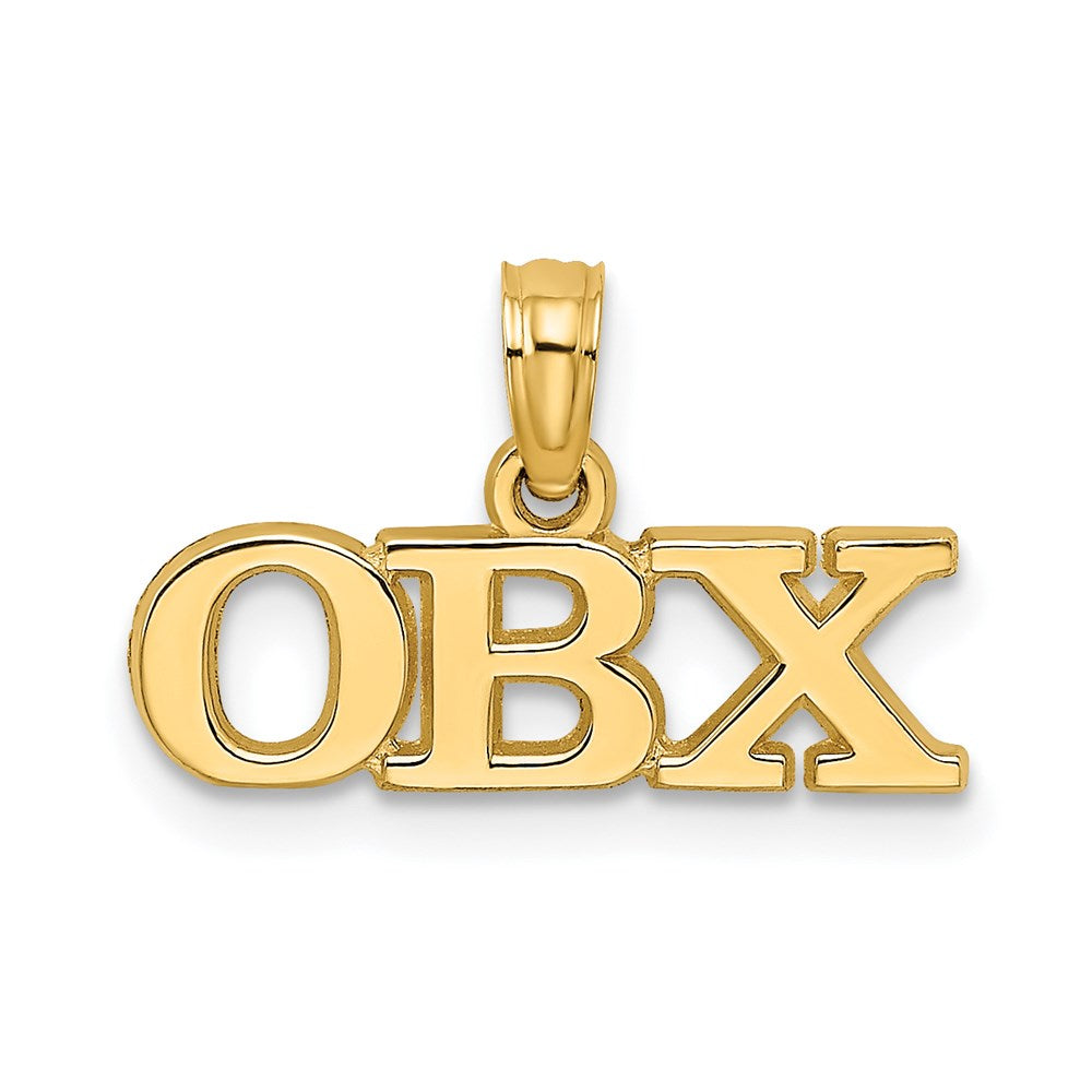 Million Charms 14K Yellow Gold Themed Polished Obx Charm