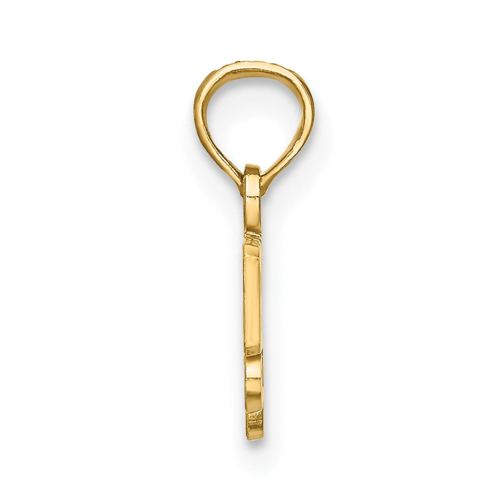 Million Charms 14K Yellow Gold Themed Polished Granny'S Girl Charm