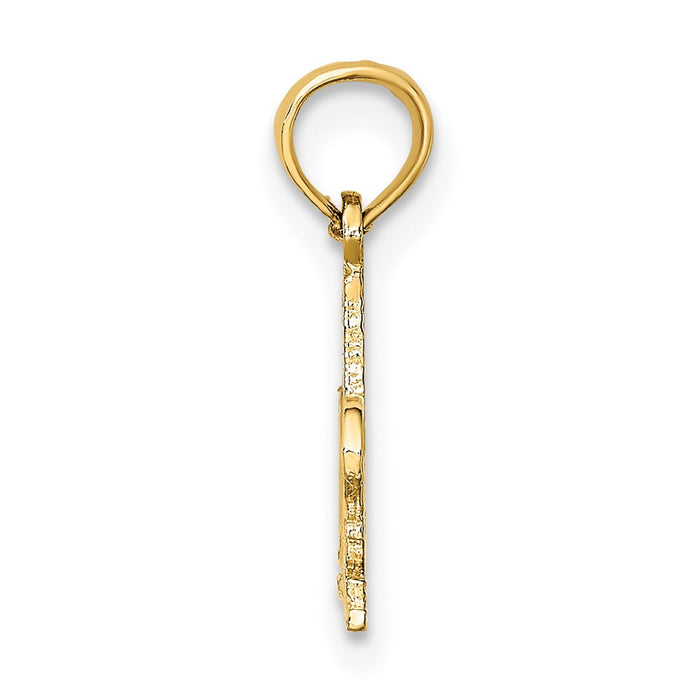 Million Charms 14K Yellow Gold Themed #1 Dispatcher Charm