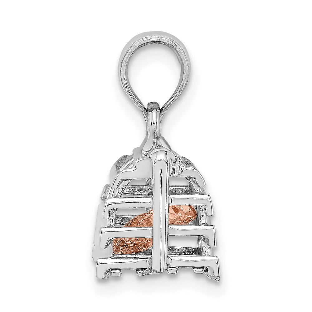 Million Charms 14K Two-Tone Lobster Trap Moveable Charm