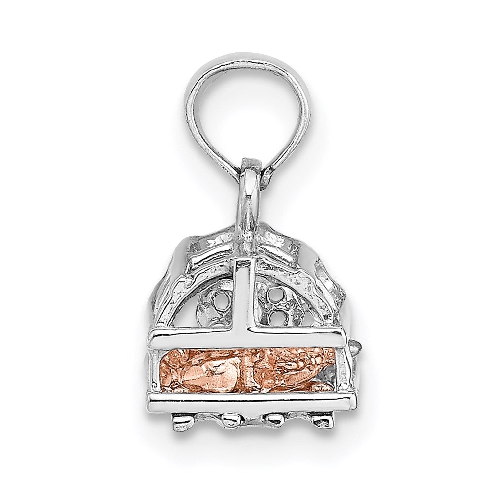 Million Charms 14K Two-Tone Lobster Trap Moveable Charm