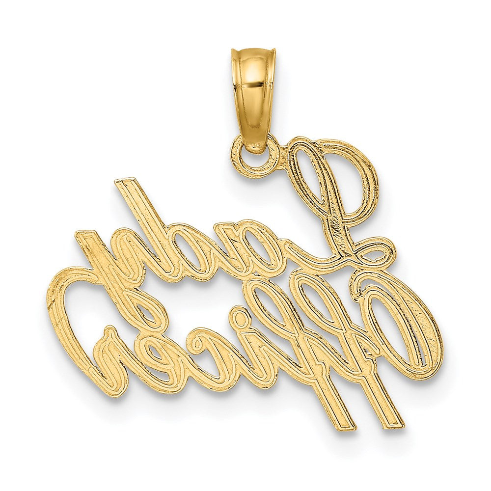 Million Charms 14K Yellow Gold Themed Lady Officer Charm