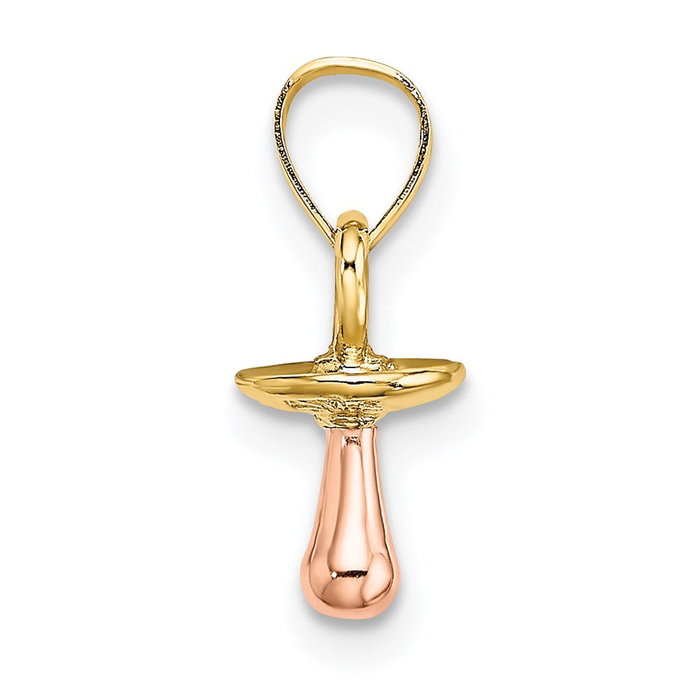 Million Charms 14K Two-Tone 3-D Pacifier Charm