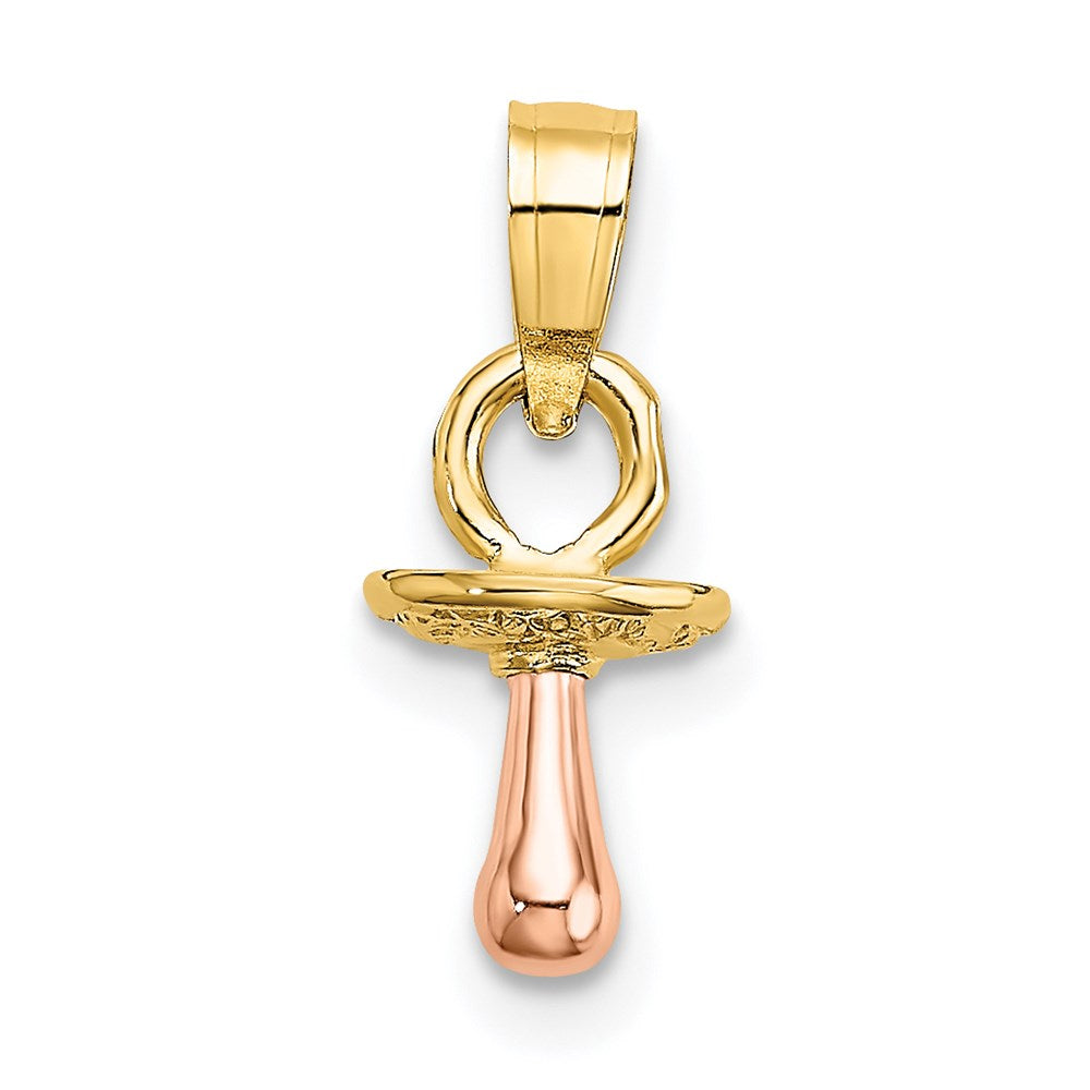 Million Charms 14K Two-Tone 3-D Pacifier Charm