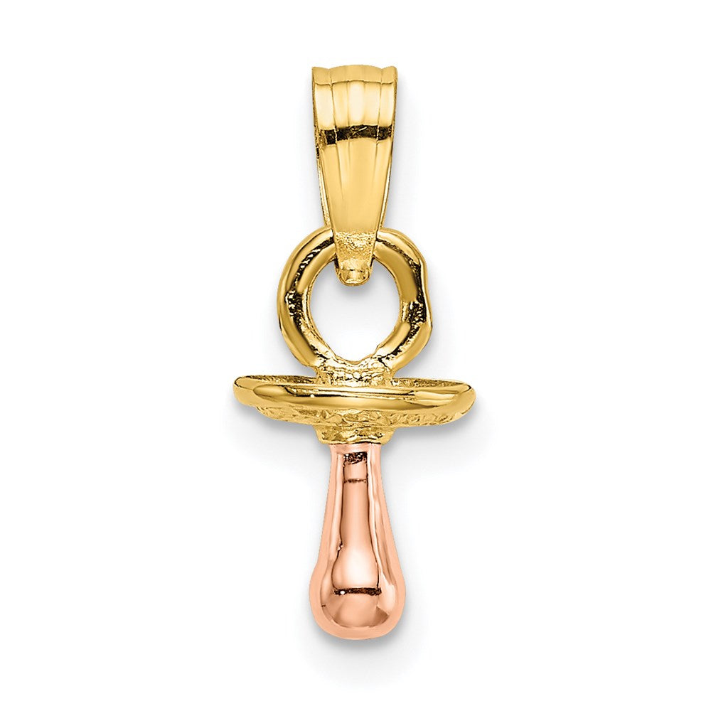 Million Charms 14K Two-Tone 3-D Pacifier Charm
