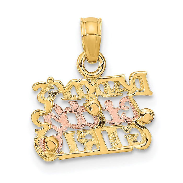 Million Charms 14K Two-Tone Daddy'S Little Girl Charm