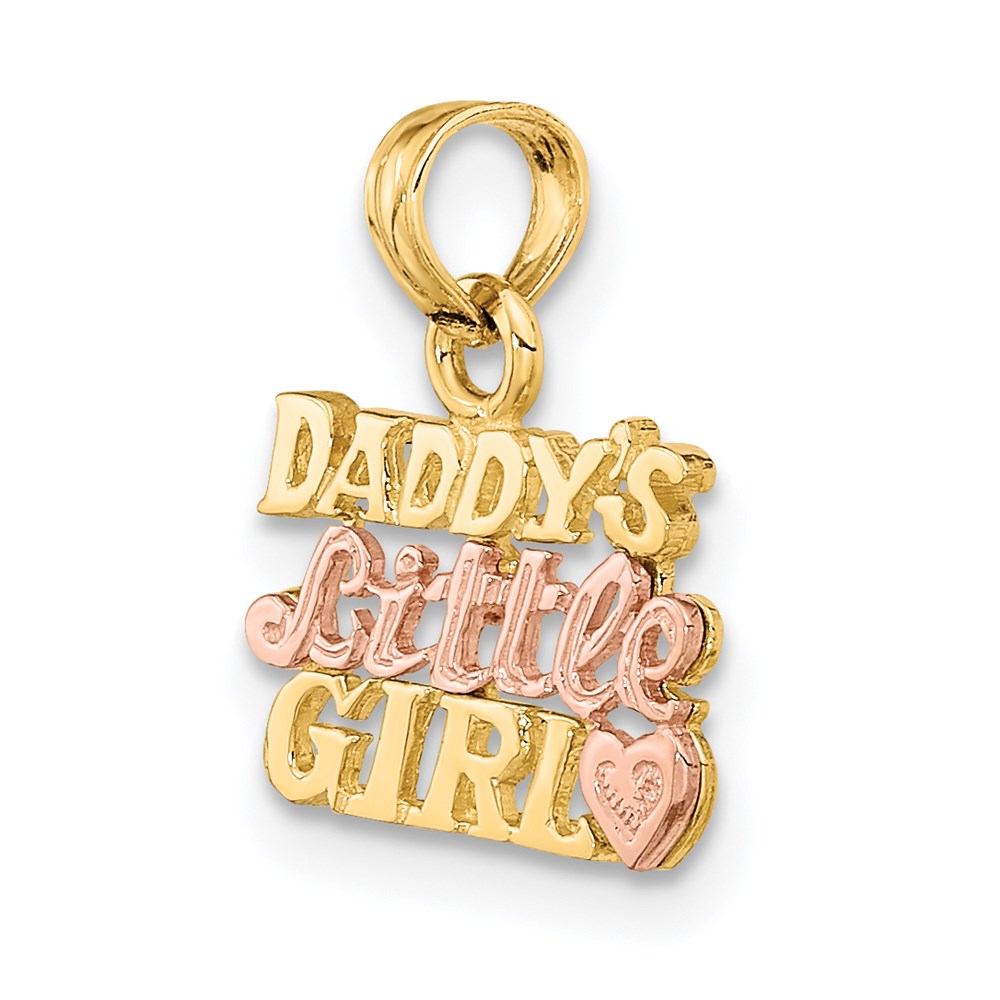 Million Charms 14K Two-Tone Daddy'S Little Girl Charm