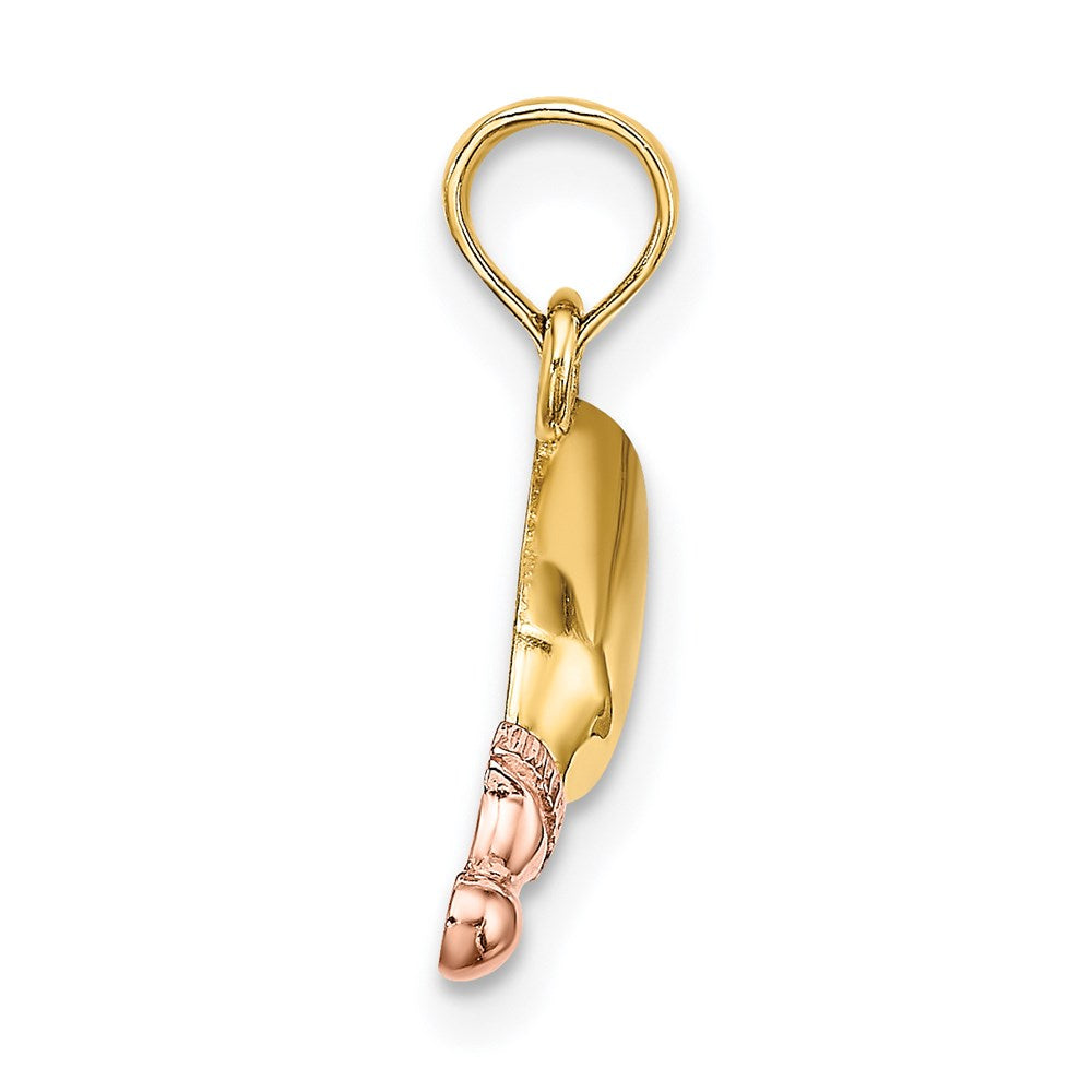 Million Charms 14K Two-Tone Baby Bottle Charm