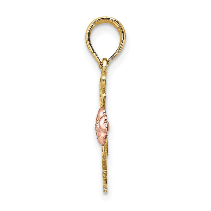 Million Charms 14K Two-Tone Someone Special With Flower Charm
