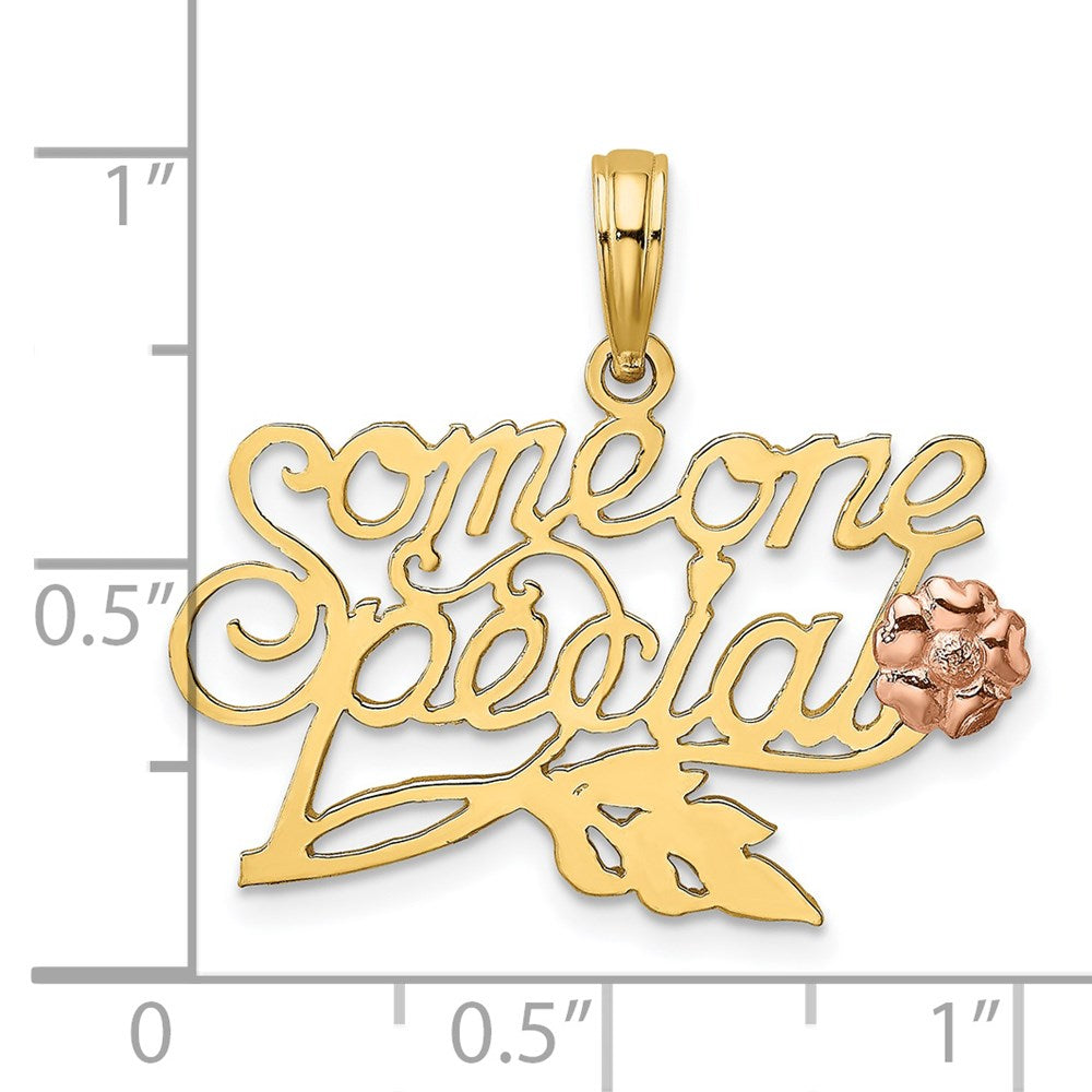 Million Charms 14K Two-Tone Someone Special With Flower Charm
