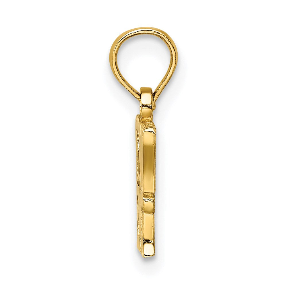 Million Charms 14K Yellow Gold Themed I Love My Emt Charm