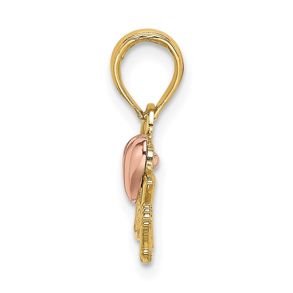 Million Charms 14K Two-Tone Grandma With Heart Charm