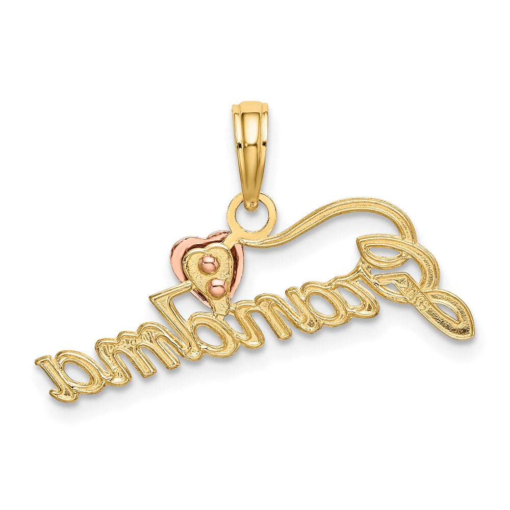 Million Charms 14K Two-Tone Grandma With Heart Charm