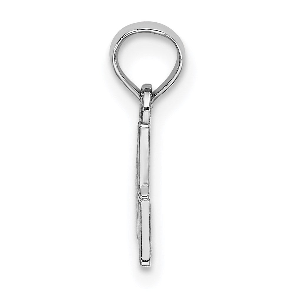 Million Charms 14K White Gold Themed #1 Mom Charm