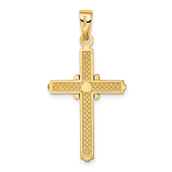 Million Charms 14K With Rhodium-Plated With X Center Charm