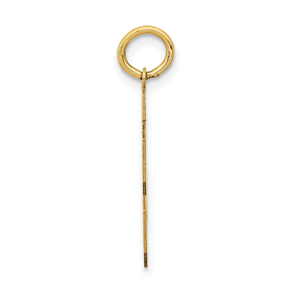 Million Charms 14K Yellow Gold Themed Medium Polished Number 23 Charm