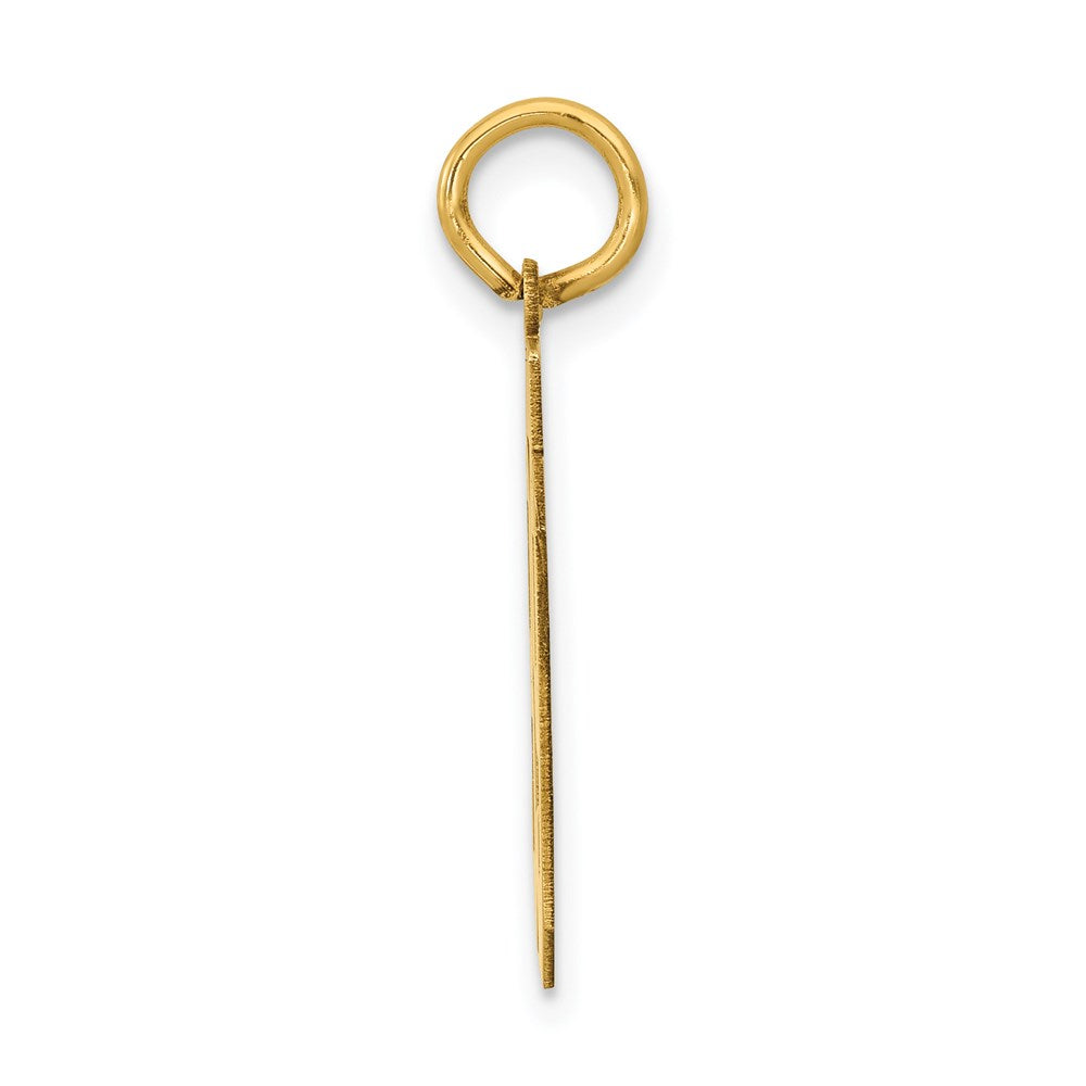 Million Charms 14K Yellow Gold Themed Medium Polished Number 89 Charm