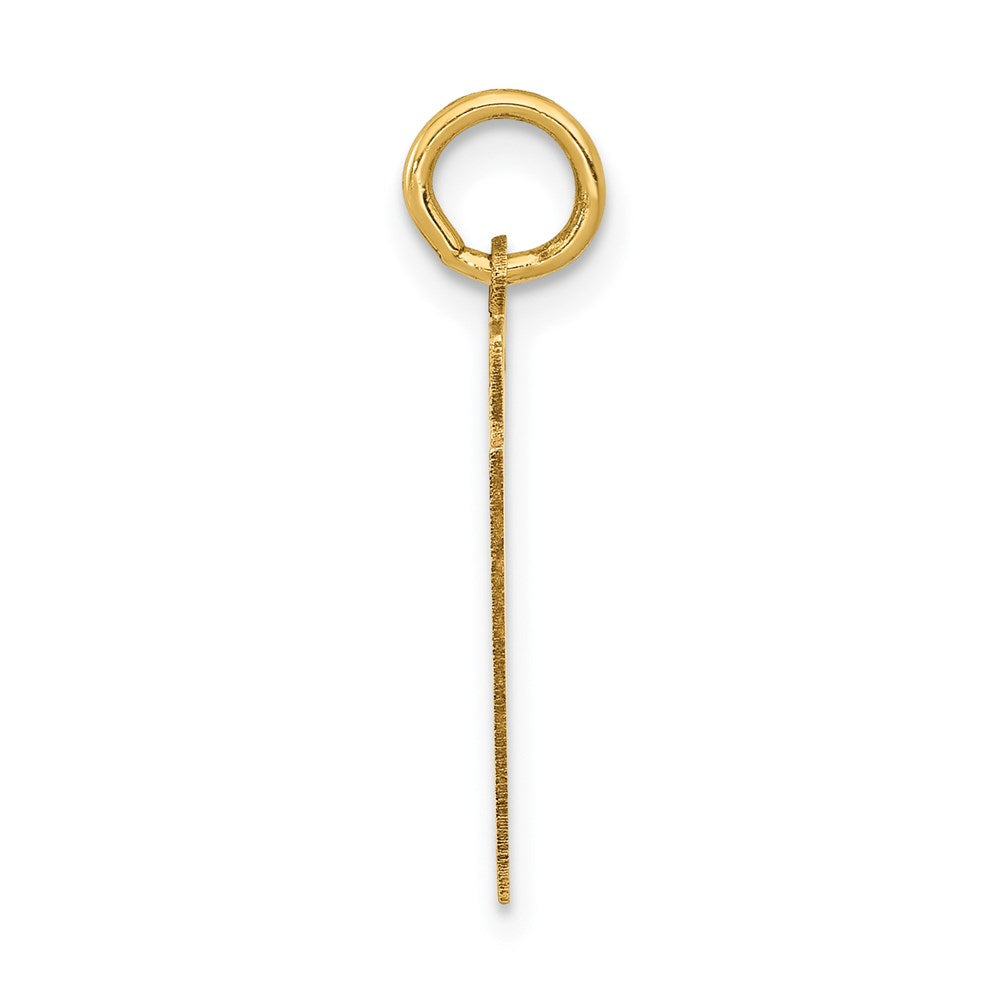 Million Charms 14K Yellow Gold Themed Small Polished Number 31 Charm
