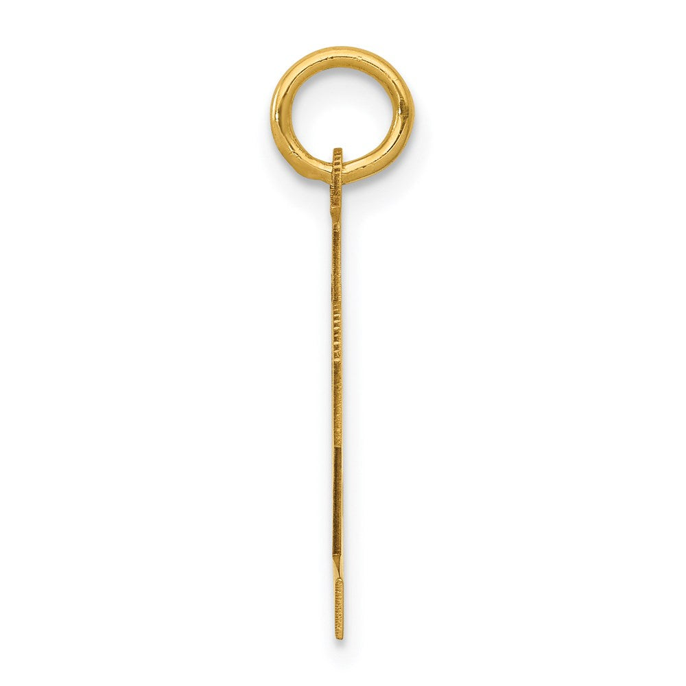 Million Charms 14K Yellow Gold Themed Small Polished Number 92 Charm