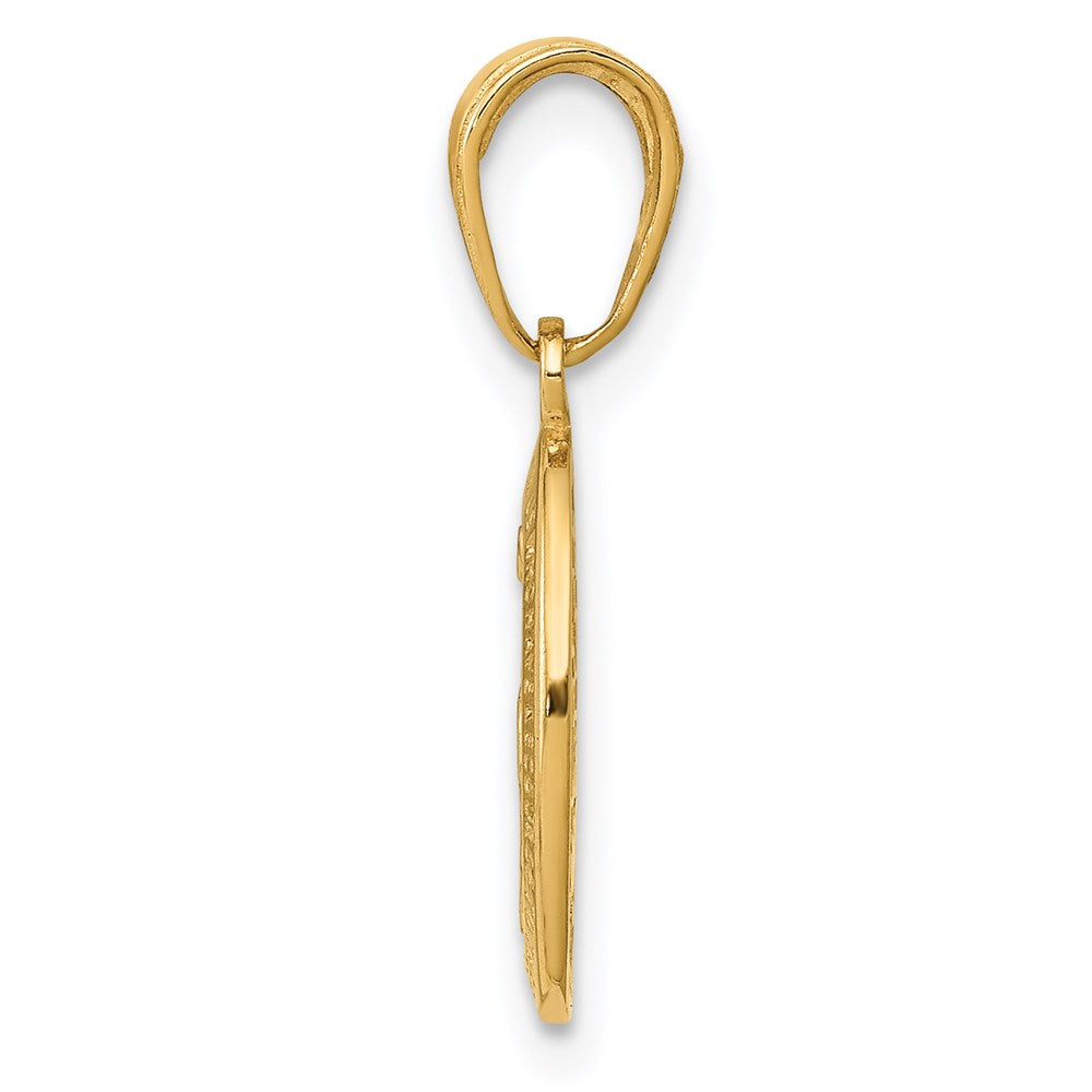 Million Charms 14K Yellow Gold Themed Religious Miraculous Medal Charm