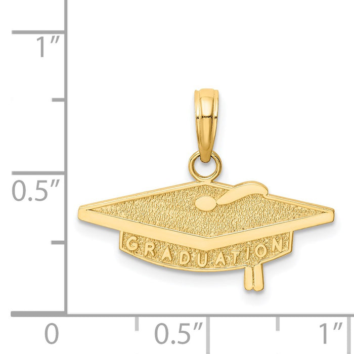 Million Charms 14K Yellow Gold Themed Graduation Charm