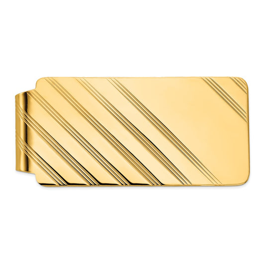 Occasion Gallery, Men's Accessories, 14k Yellow Gold Money Clip
