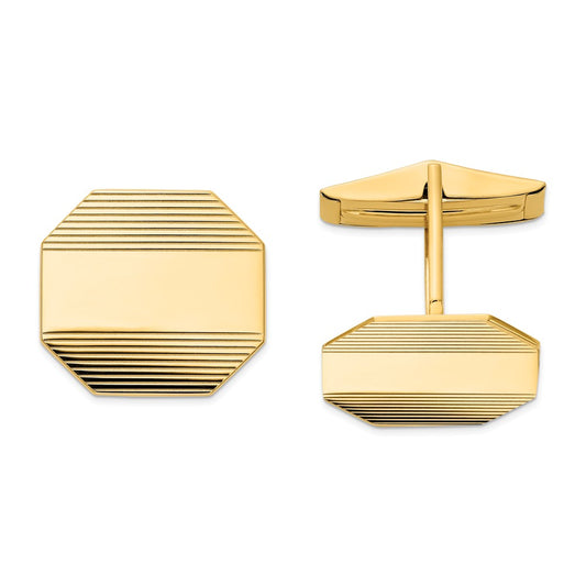Occasion Gallery, Men's Accessories, 14k Yellow Gold Cuff Links