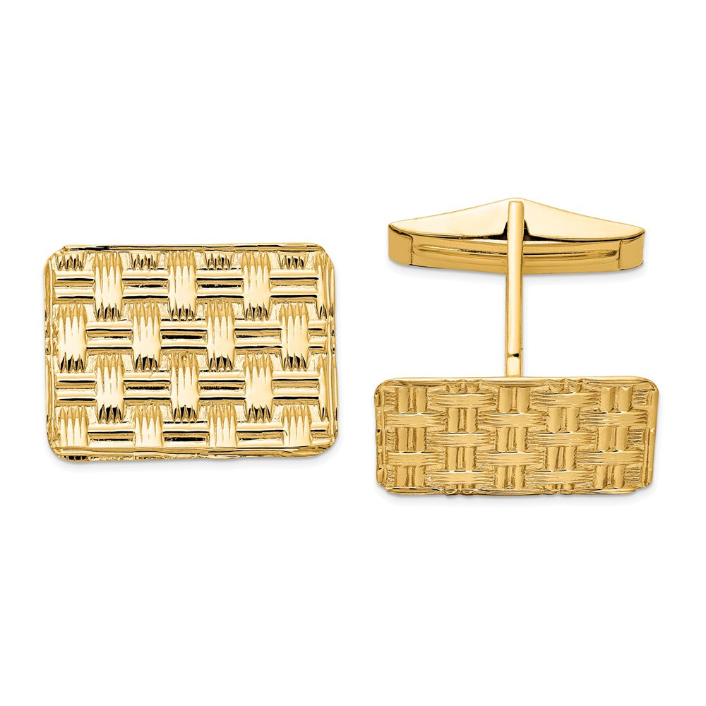 Occasion Gallery, Men's Accessories, 14k Yellow Gold Cuff Links