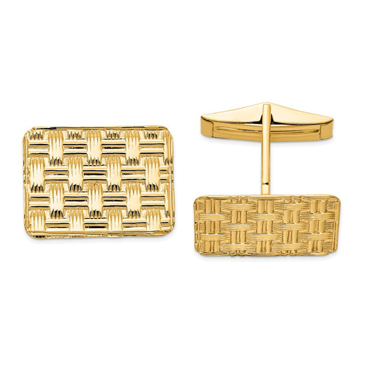 Occasion Gallery, Men's Accessories, 14k Yellow Gold Cuff Links