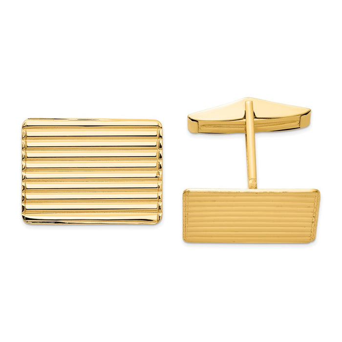 Occasion Gallery, Men's Accessories, 14k Yellow Gold Cuff Links