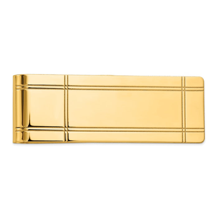 Occasion Gallery, Men's Accessories, 14k Yellow Gold Money Clip