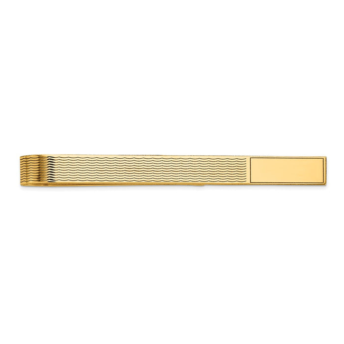 Occasion Gallery, Men's Accessories, 14k Yellow Gold Tie Bar