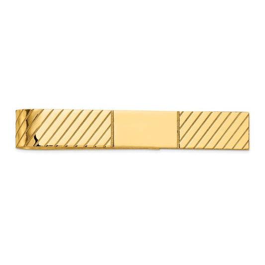 Occasion Gallery, Men's Accessories, 14k Yellow Gold Tie Bar