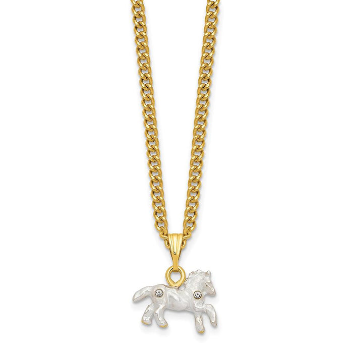 Jere Luxury Giftware Pewter Bejeweled Crystals Gold-Tone Enameled Carousel (Plays It'S A Small World) Musical Egg Figurine w Matching 18 Inch Necklace