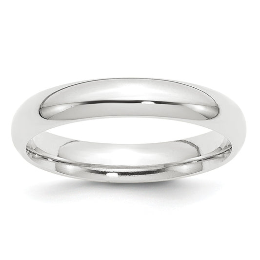 Platinum 4mm Comfort-Fit Wedding Band, Size: 8