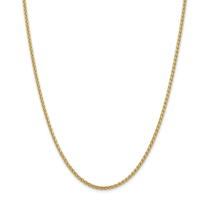 Million Charms 14k Yellow Gold, Necklace Chain, 2.8mm Spiga Chain, Chain Length: 16 inches