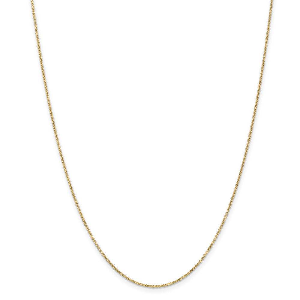 Million Charms 14k Yellow Gold, Necklace Chain, 1.2mm Cable Chain, Chain Length: 16 inches