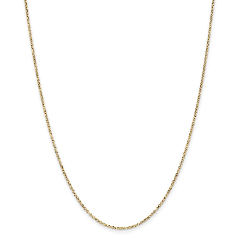 Million Charms 14k Yellow Gold, Necklace Chain, 1.4mm Cable Chain, Chain Length: 16 inches