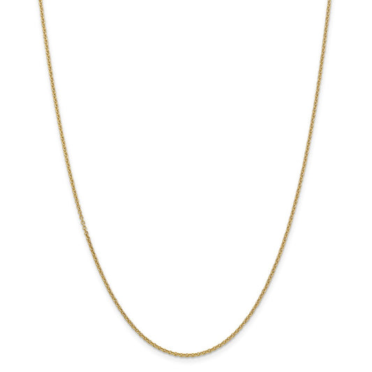 Million Charms 14k Yellow Gold, Necklace Chain, 1.6mm Cable Chain, Chain Length: 16 inches