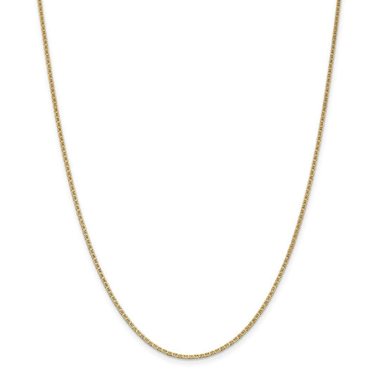 Million Charms 14k Yellow Gold, Necklace Chain, 1.5mm Anchor Link Chain, Chain Length: 16 inches