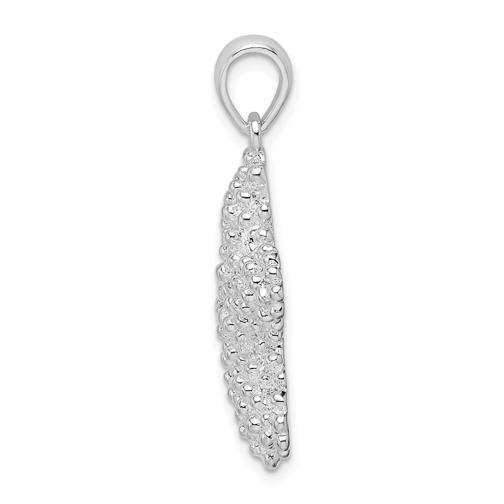 Million Charms 925 Sterling Silver Sea Life Nautical Charm Pendant, Beaded Starfish Pendant