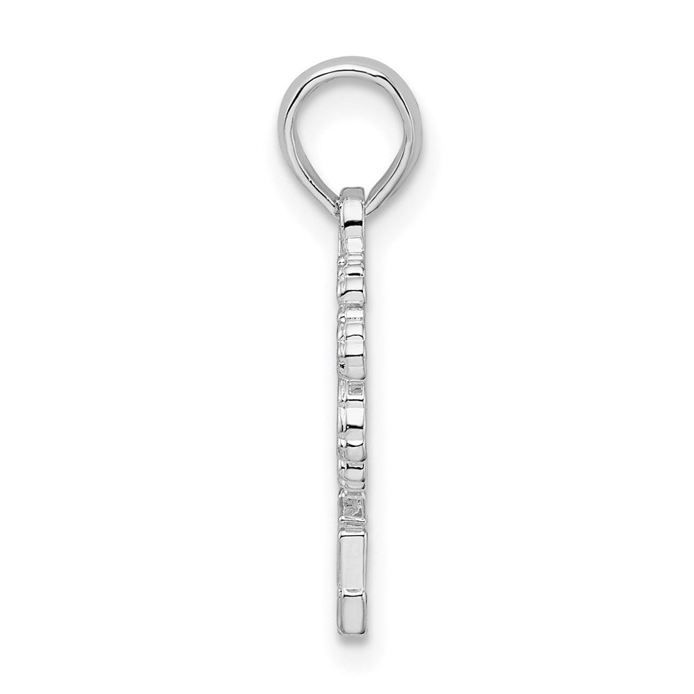 Million Charms 925 Sterling Silver Travel Charm Pendant, Siesta Key Under Palm Tree with Divider
