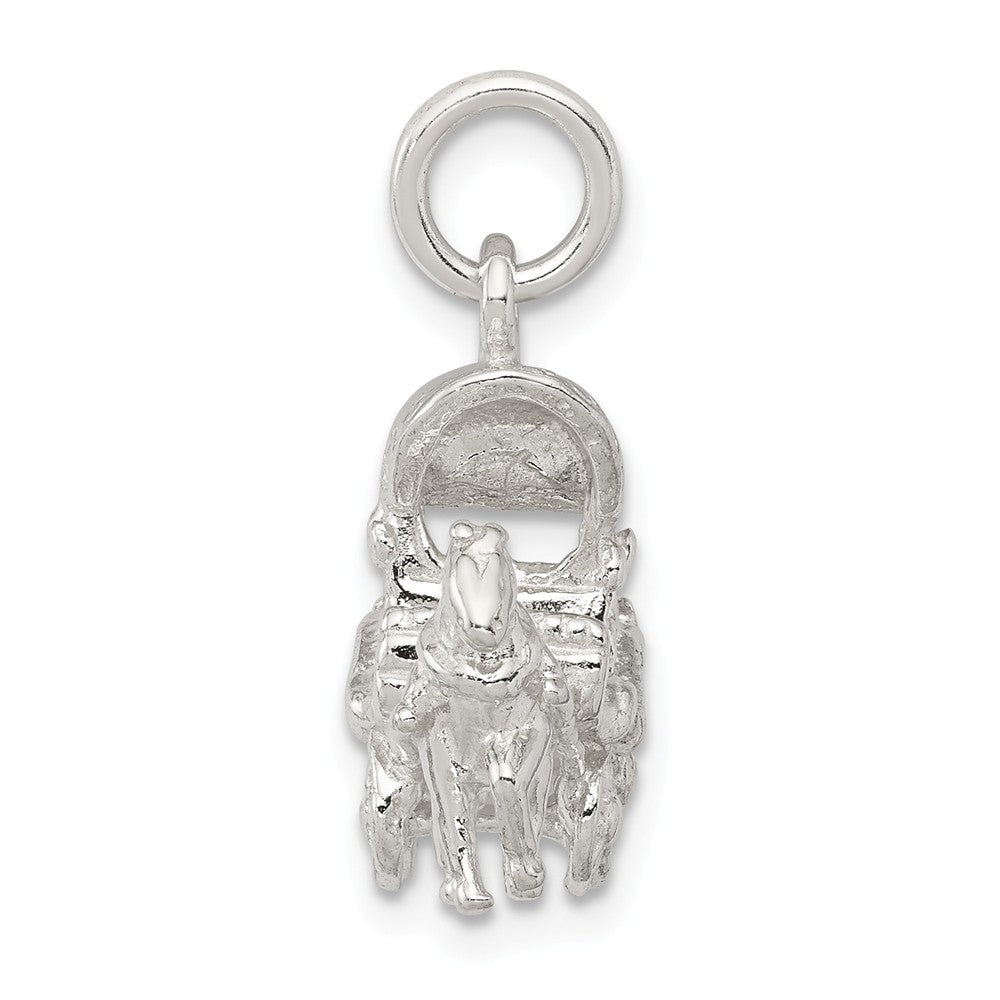 Million Charms 925 Sterling Silver Horse & Carriage Charm