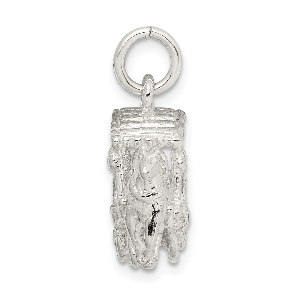 Million Charms 925 Sterling Silver Horse & Carriage Charm