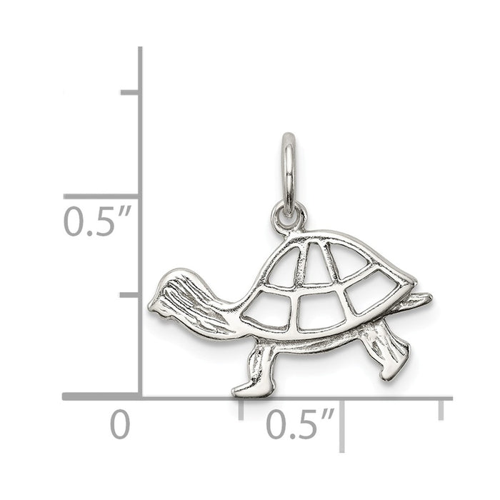 Million Charms 925 Sterling Silver Turtle Charm