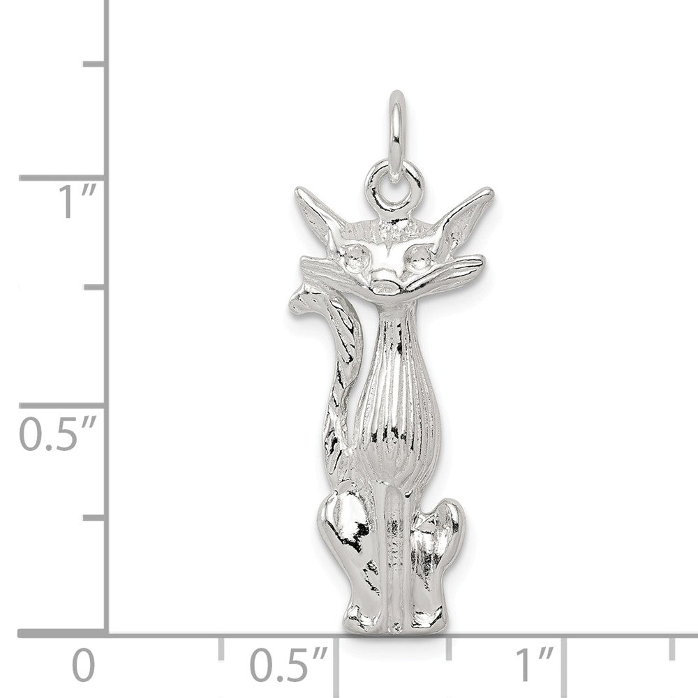 Million Charms 925 Sterling Silver Cat Charm